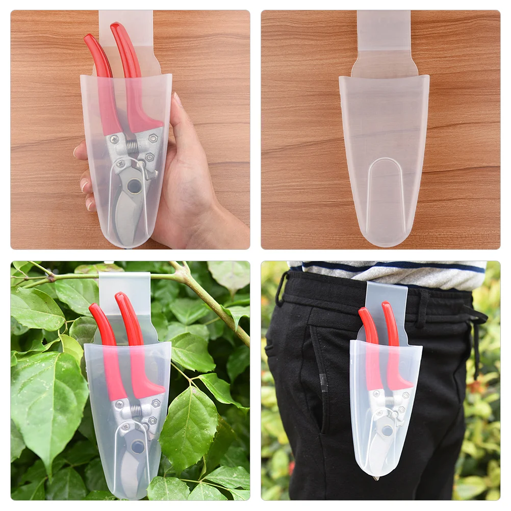 4 Pcs Gardening Waist Cutting Box Clips for Tool Jungle Bracket Storage Bag Pp Scissors