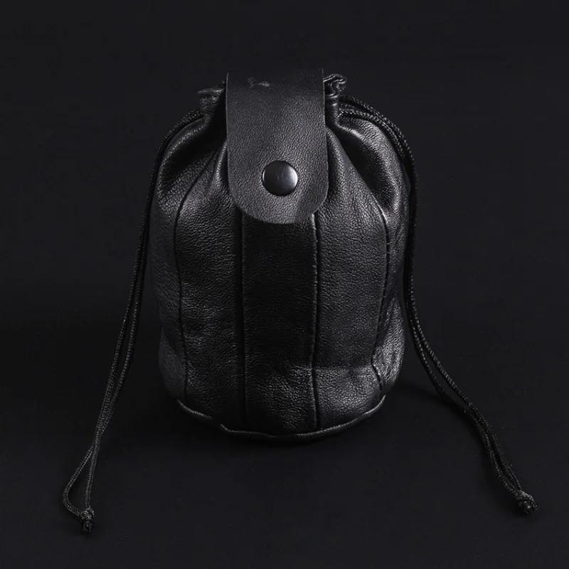 

Cowhide Pipe Storage Pouch Sheepskin Tobacco Bag Moistureproof Dustproof Portable Men's Smoking Accessories Organizer For Travel