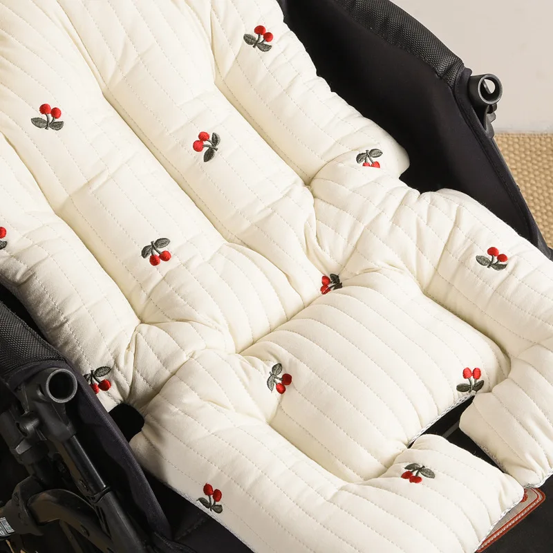 Autumn and winter warm baby stroller seat cushions thickened cotton child stroller baby seat cushions universal four seasons