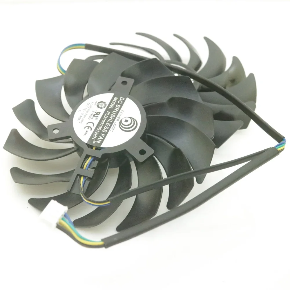 Free Shipping 2pcs/lot PLD10010S12HH DC12V 0.40A 95mm 4Pin For MSI RX590 RX580 RX570 8GB ARMOR OC Graphics Card Fan