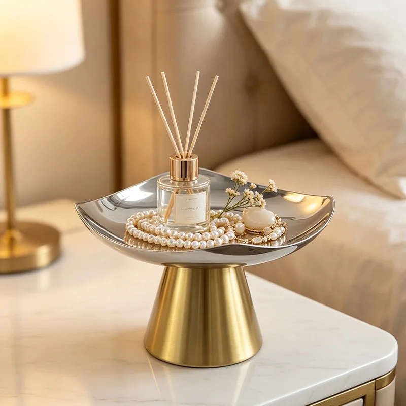 European dessert high tray restaurant afternoon tea snack tray display stand wedding decoration ornament 3