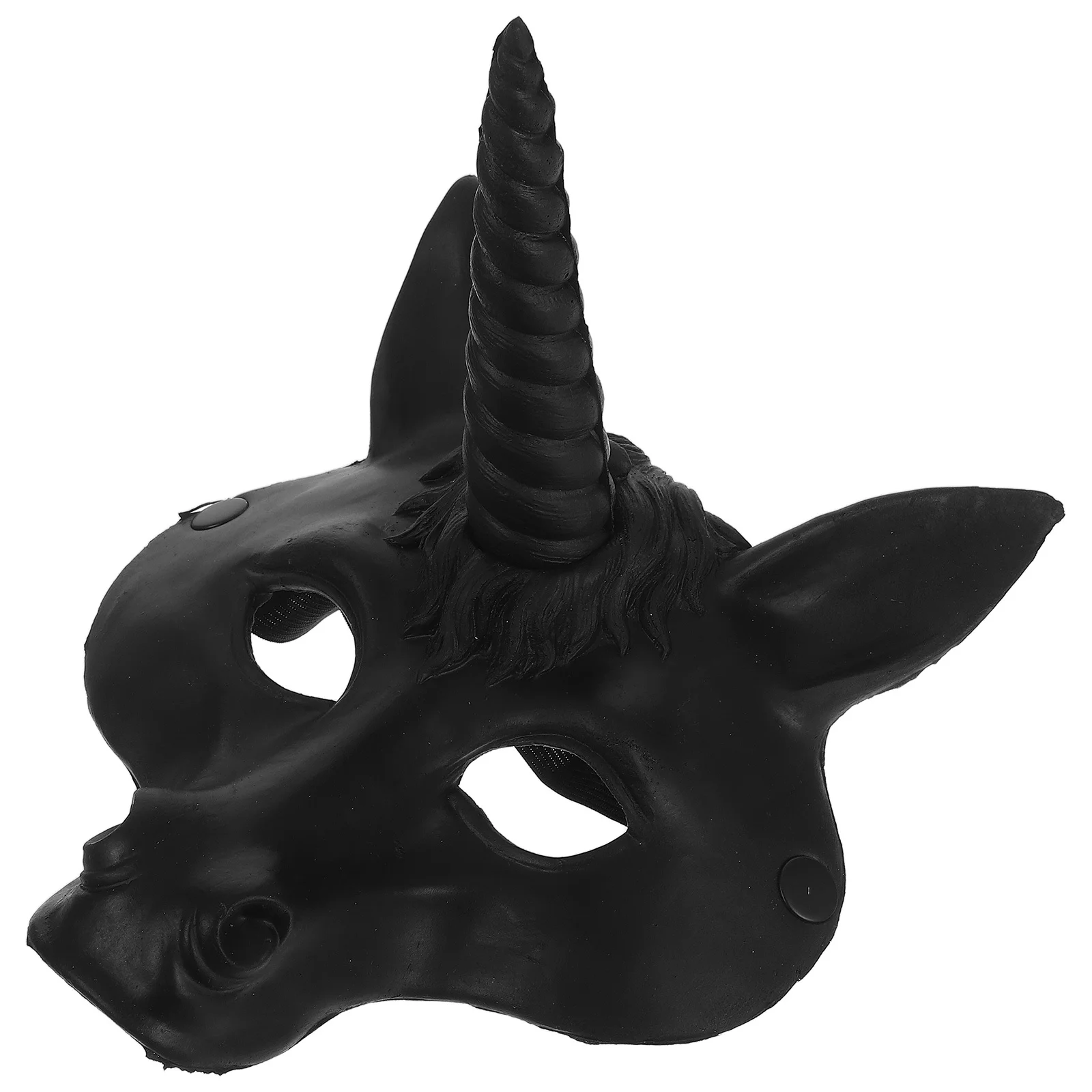 Unicorn Mask Costume Hallowen PU Halloween Three-dimensional Supplies Child Masquerade