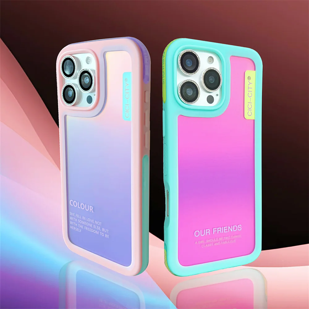 

Роскошные чехлы для телефонов Vogue Candy Color Dopamine для IPhone 17 Air 16 15 14 13 16 Pro Max Plus Противоударный чехол Fundas Carcasas