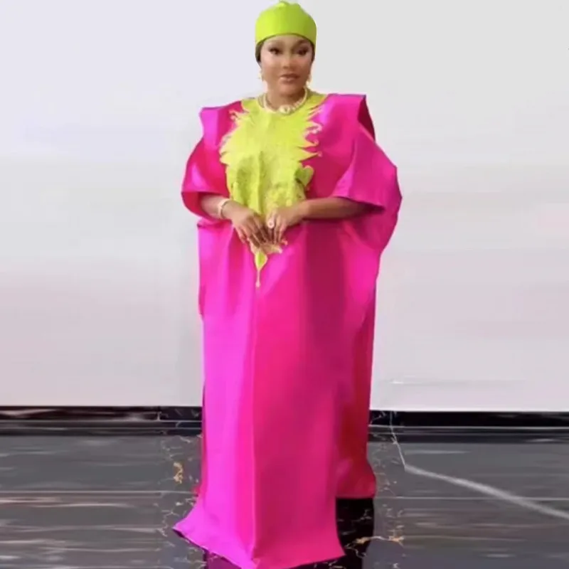 

African Dresses for Women Traditional Africa Clothing Dashiki Ankara Outfits Gown Abayas Robe Muslim Kaftan Maxi Long Dress 2024