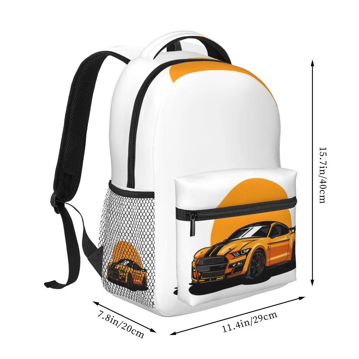 Modern And Sport Car Backpack for Girls Boys Travel RucksackBackpacks for Teenage school bag