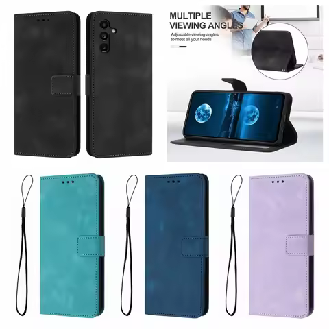 S24 Wallet Flip Phone Case for Funda Samsung Galaxy S24 S23 Ultra S22 S21 Plus S20 FE Case Luxury Leather Back Cover Card Holder