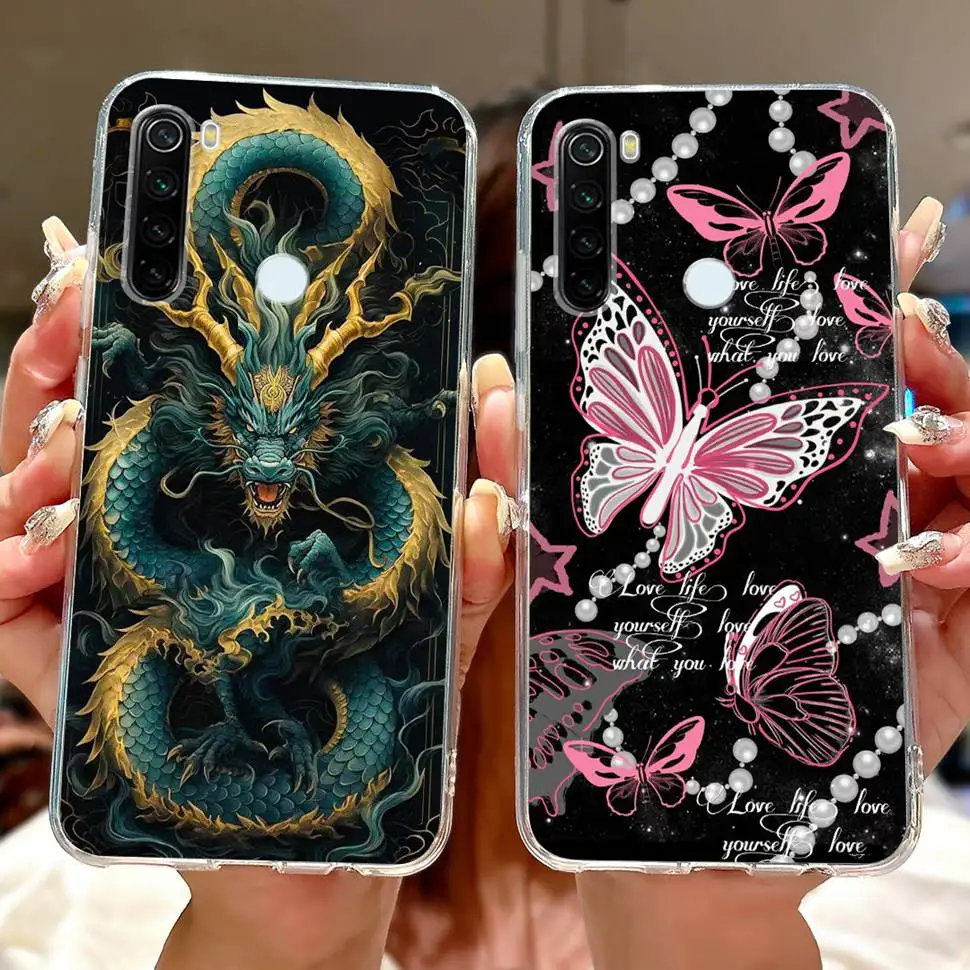 Silicone Case For Xiaomi Redmi Note 8T Case Cover Soft Slim Cool Cartoon Phone Fundas For Xiaomi Redmi Note 8T 8 t Note8t Bumper