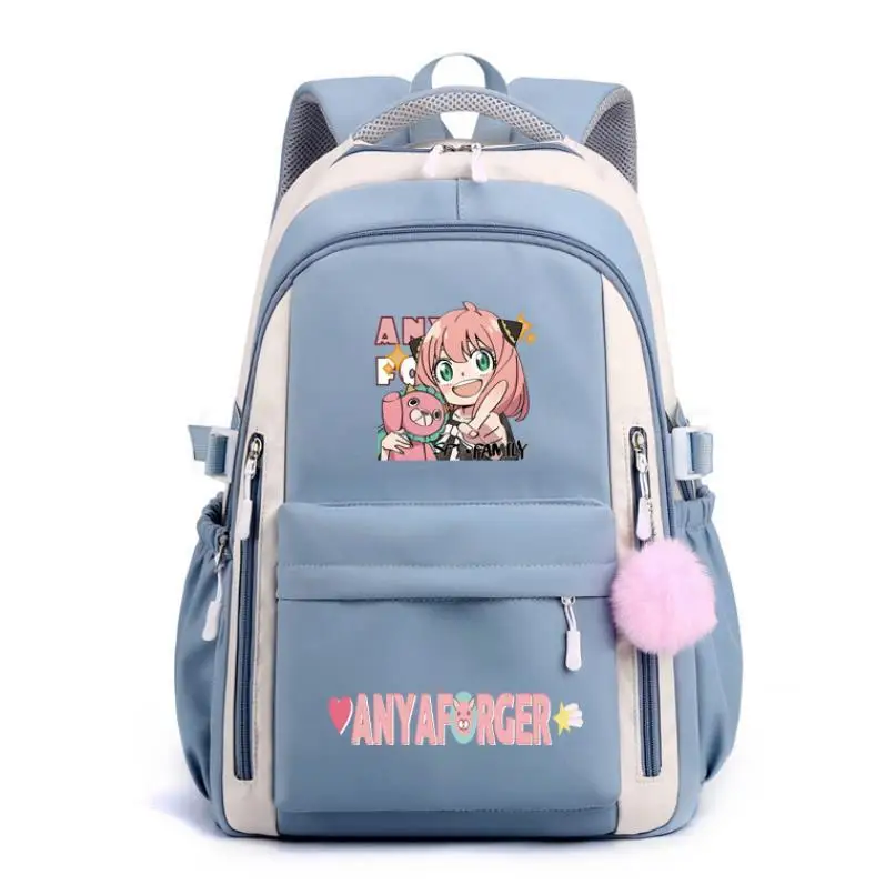 Fashion Spy X Family Anya Forger Cosplay Unisex Students School Bag Backpack Cartoon Bookbag Laptop Travel Rucksack Outdoor Bag