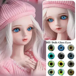 20pcs/10pairs 6mm-20mm Eyes Crafts Eyes High Quality Plastic Crystal Dolls DIY Tools Puppet Crystal Eyes DIY Doll Accessories