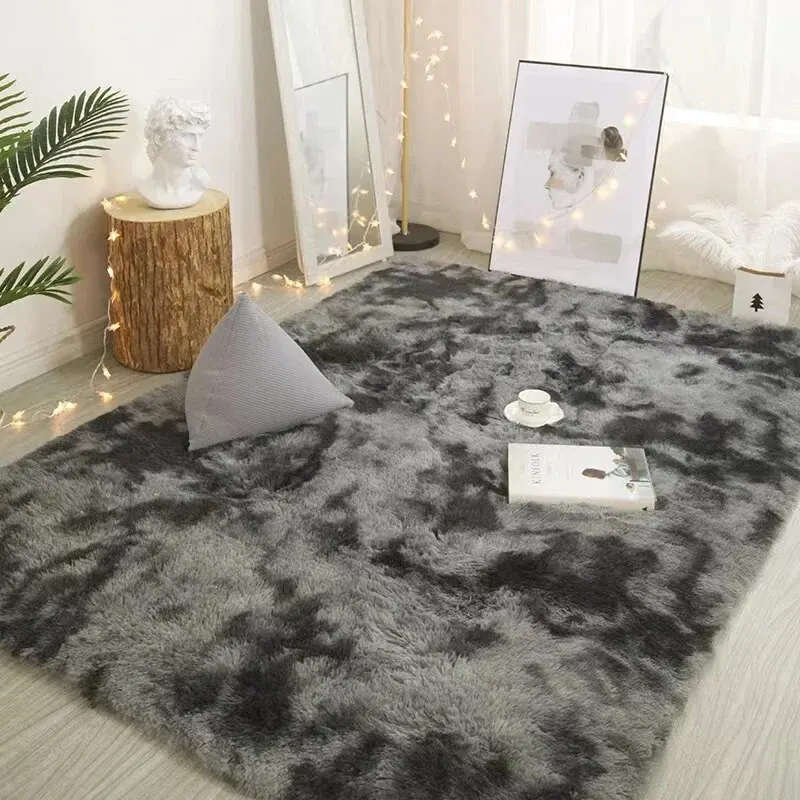 

VIKAMA Silk Wool Rug Bedroom Carpet Children Carpet Prayer Rugs Living Room Rug Large Room Decoration