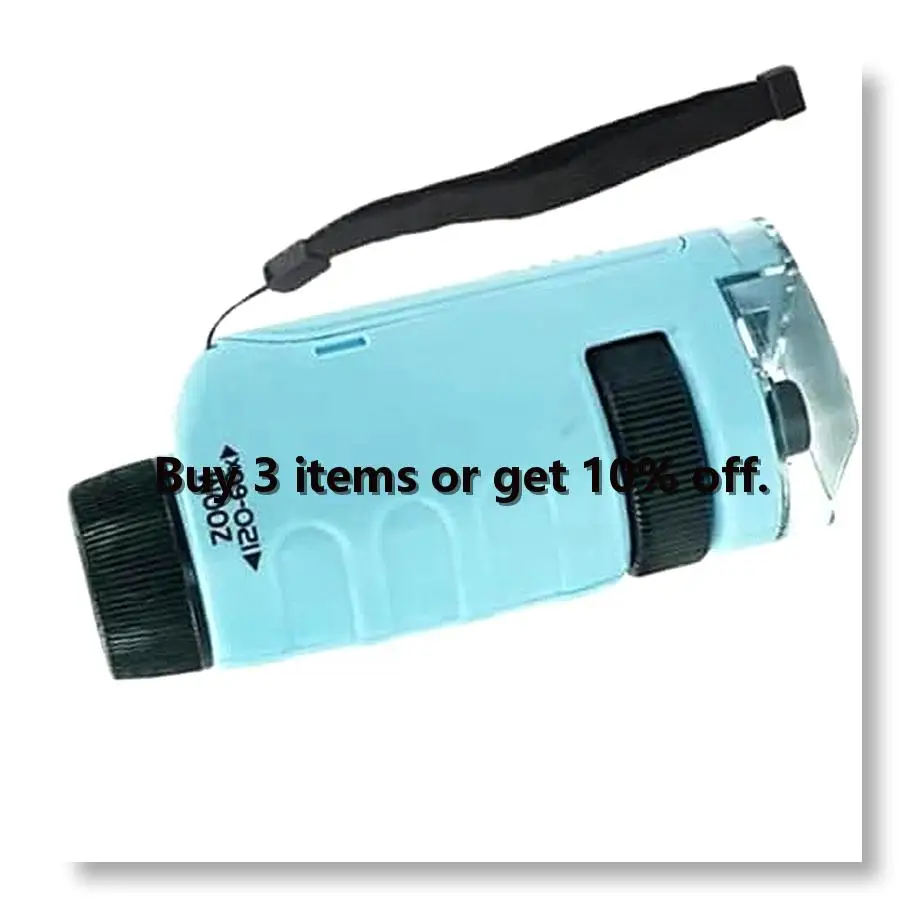 ●Minilabsters Miniscope Kids, Mini Labsters Portable Microscope, Mini Labsters Portable Microscope (Blue)