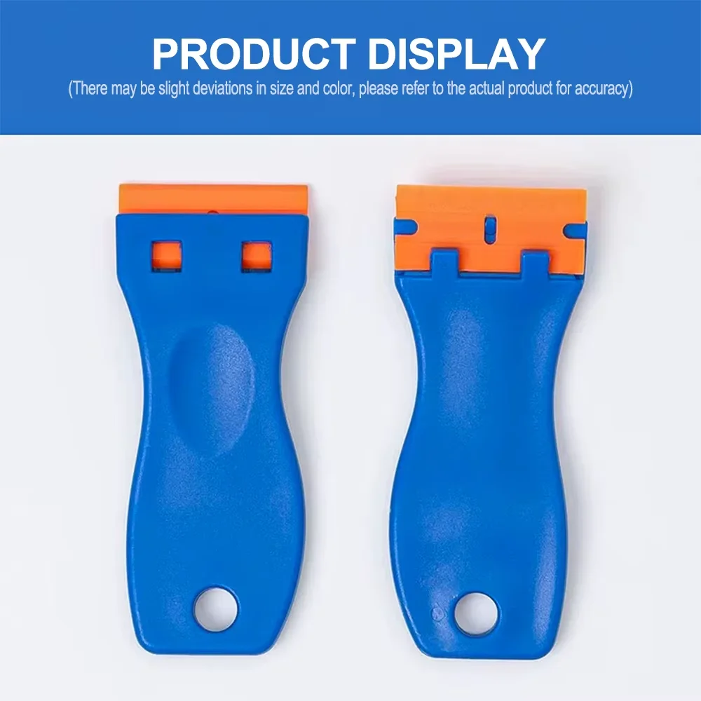AUTOBRIGH Multi functional Cleaning Scraper Replaceable Blades Removing Wax Stains Stickers Labels Car Glass Cleaning Scraper