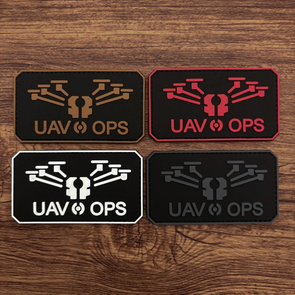 3D Printing Uav - Patch Velcro Minimaliste à Motif Géométrique