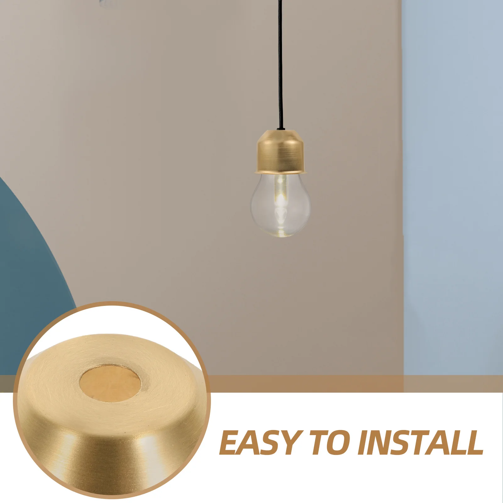 

1pcs E27 Holder Cup Metal Cylinder Finial For Simple Lamp Finials Diy Lighting Decor Retro Socket Base Lamp Parts