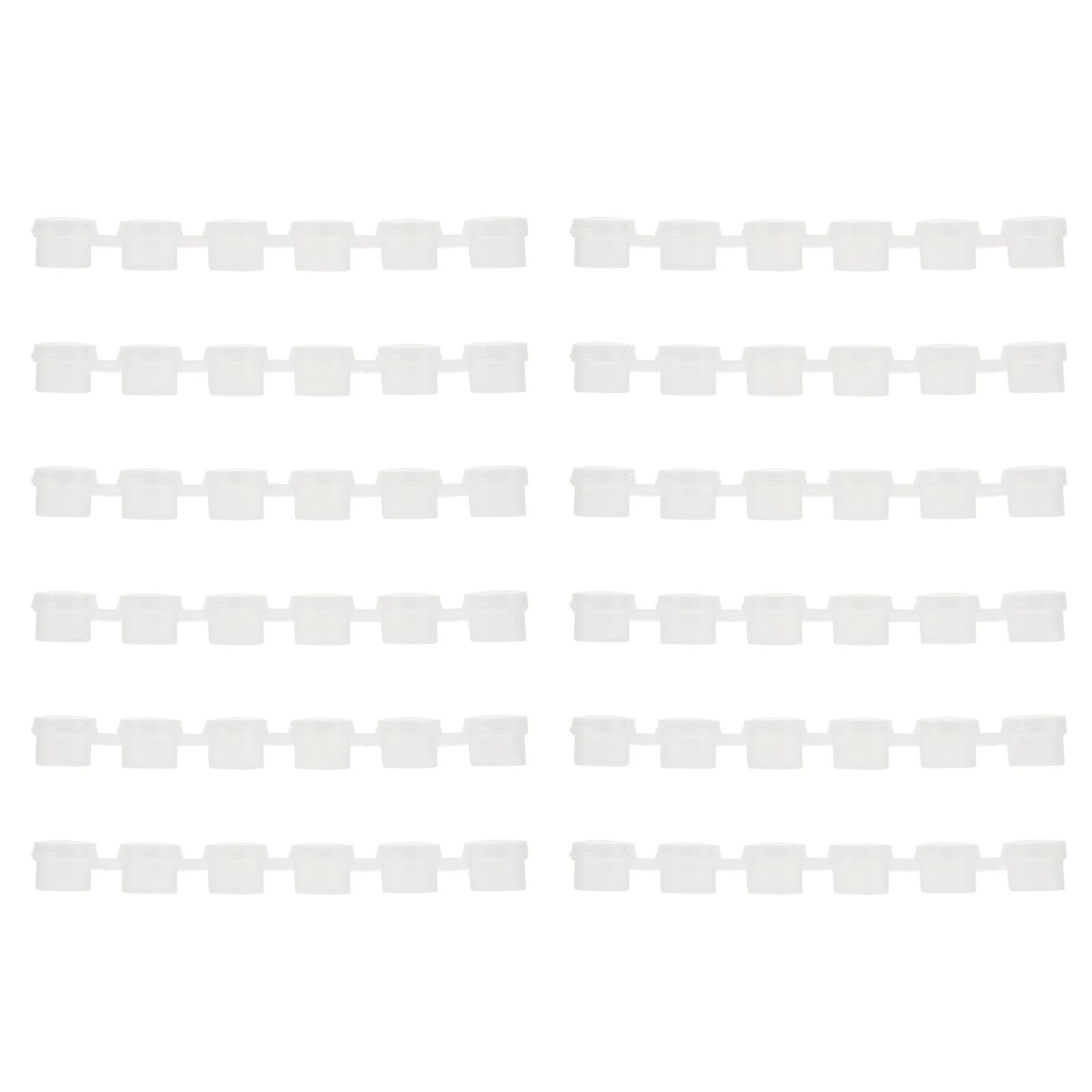 40 Pcs Paint Box Mini Small Containers Storage with Lids Craft for Organizing Take Away