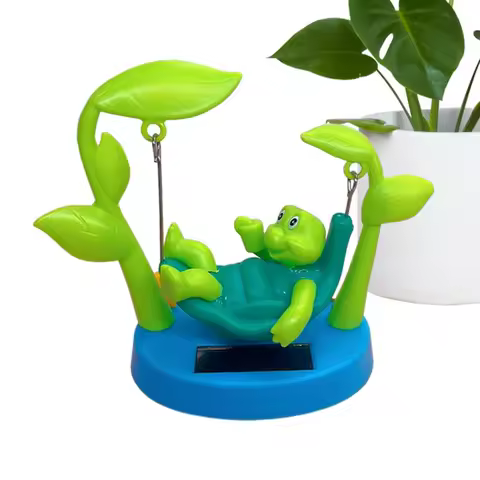 Turtle Car Decoration Solar Swinging Turtle Ornament Tortoise Figurines Cute Car Accessories Funny Turtles Dashboard Decorations