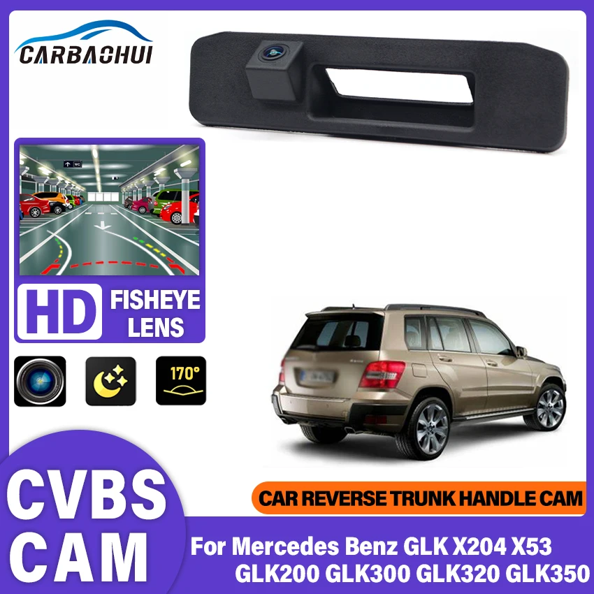 For Mercedes Benz GLK X204 X53 GLK200 GLK300 GLK320 GLK350  HD Rear View Parking Camera Waterproof Backup Reversing Camera Trunk
