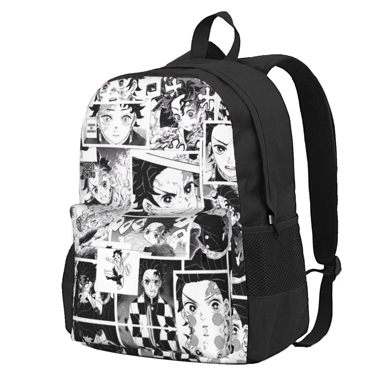 Tanjirou Collage Hot Sale Schoolbag Backpack Fashion Bags Character Collage Kny Kimestu No Yaiba Demon Anime Demon Manga Demon