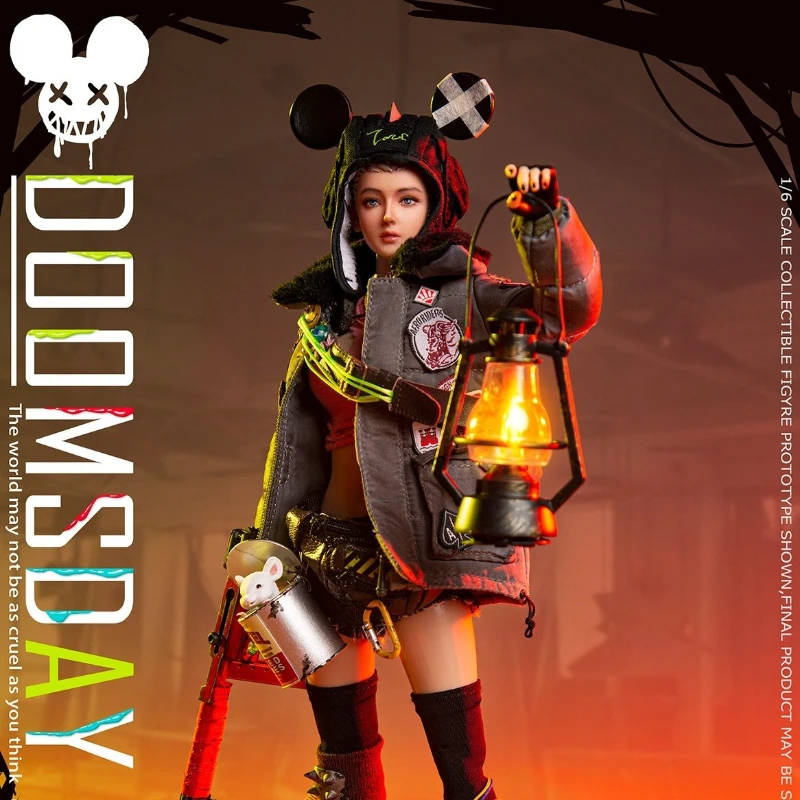 

In stock GDTOYS GD97001 1/6 DoomsdayRat Moveable Female Soldier Doll Model