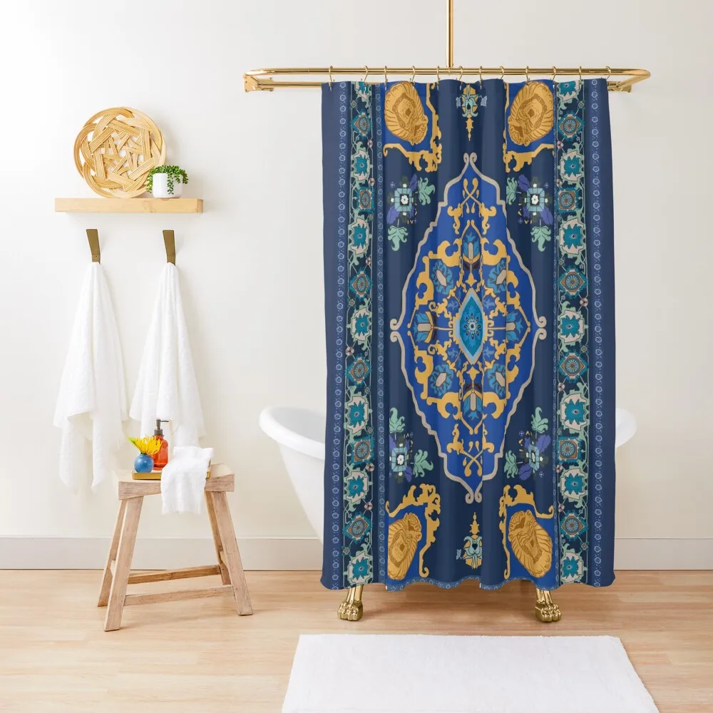 

Magic Carpet - Live Action Shower Curtain For Bathrooms Anti-Mold Waterproof Shower Curtain
