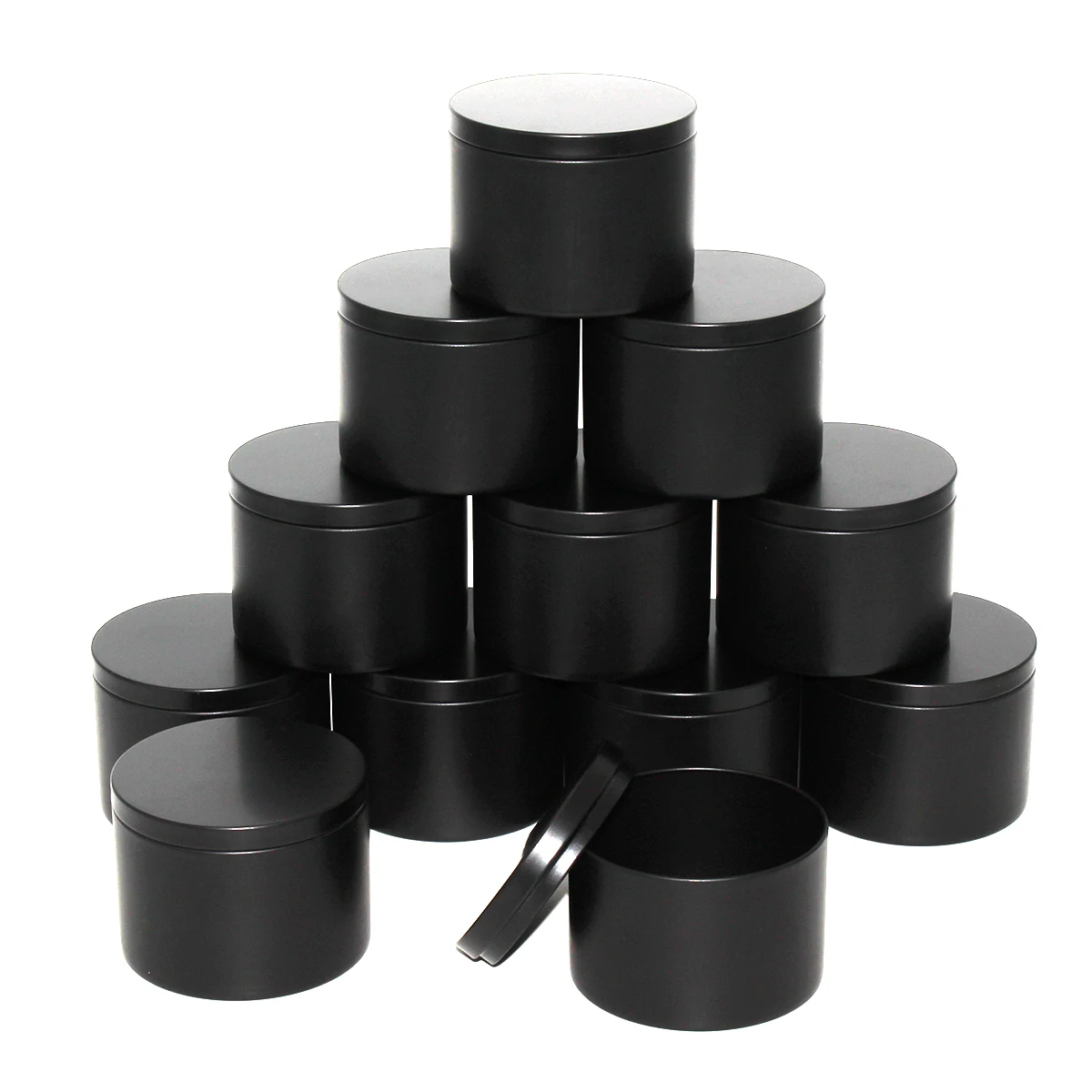 12pcs Candle Tins, 4/8oz Candle Containers For Making Candles, Bulk Candle Jars, DIY Candle Making Tins, For candle making.