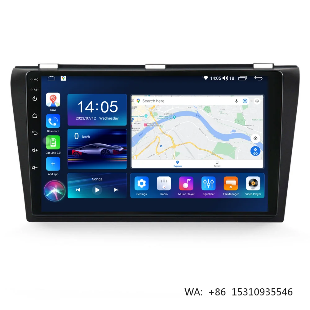 5 2005-2010 Car Radio Audio for Built-in GPS Navigation Android OS RGB Function Mirror Link Dashboard Mount 360 Camera 1