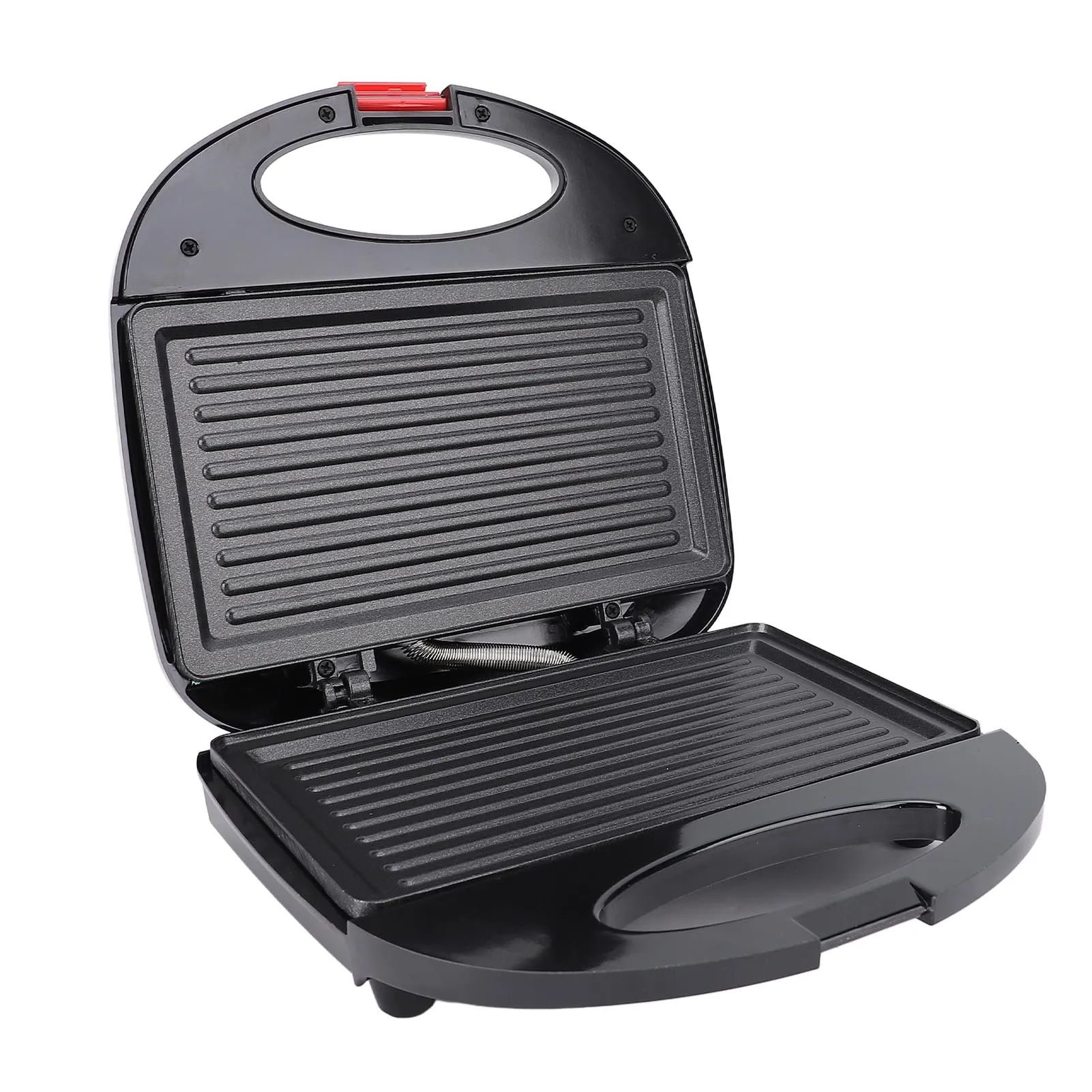 شواية بانيني كهربائية بقدرة 750 وات - صانعة الساندوتشات مع تحكم ذكي في درجة الحرارة، مثالية لشرائح اللحم والإفطار، قابس الاتحاد الأوروبي