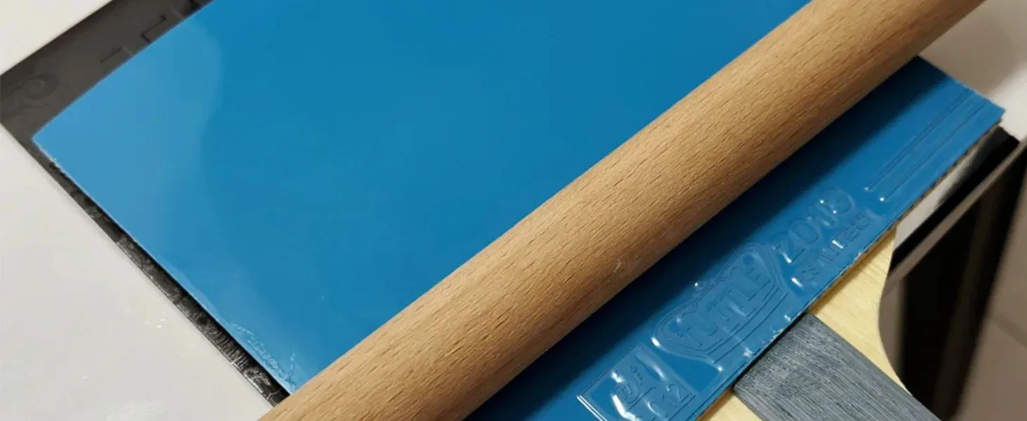 Professionelles Tischtenniskleber-Set 60ml + 3 Schwämme - Tischtennisschläger-Klebstoff für Schlägermontage, Gummiersatz & Reparatur – Detail 5