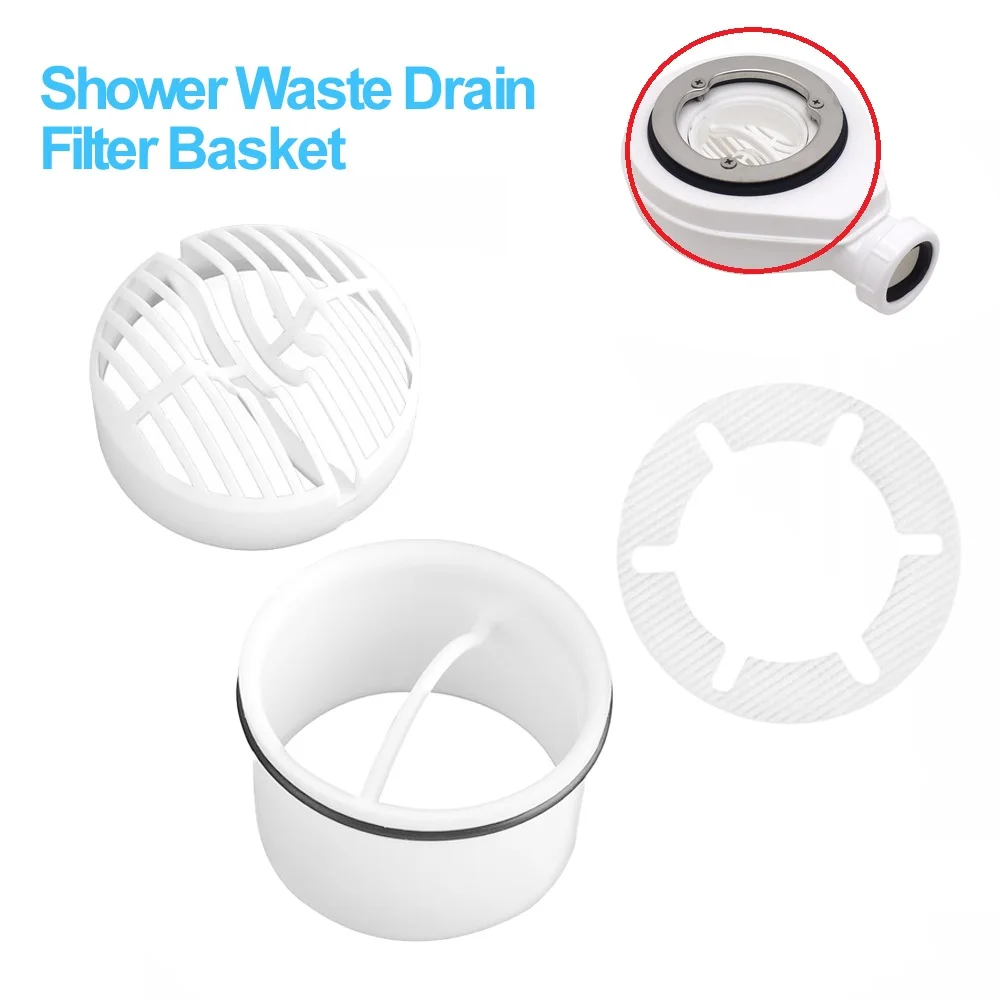 

Shower Drain Filter Basket Replacement for Models For 6960 6963 6961 6962 Hair Catcher with Wave Sieve Structure