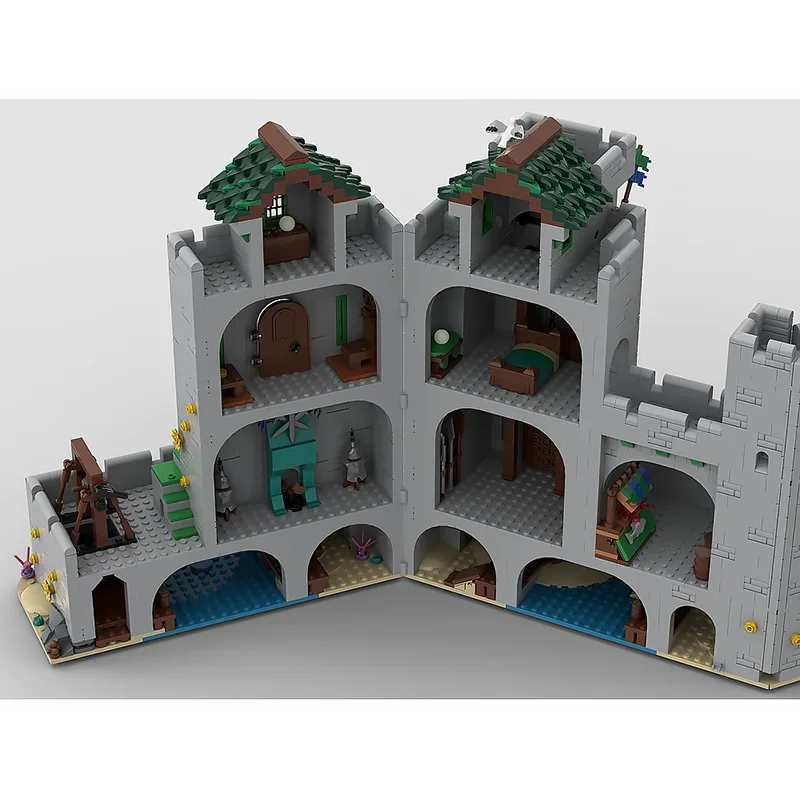 Moc ビルディングブロック灯台要塞テクノロジーモジュラーレンガモデルギフトクリスマスおもちゃ DIY セット組み立て