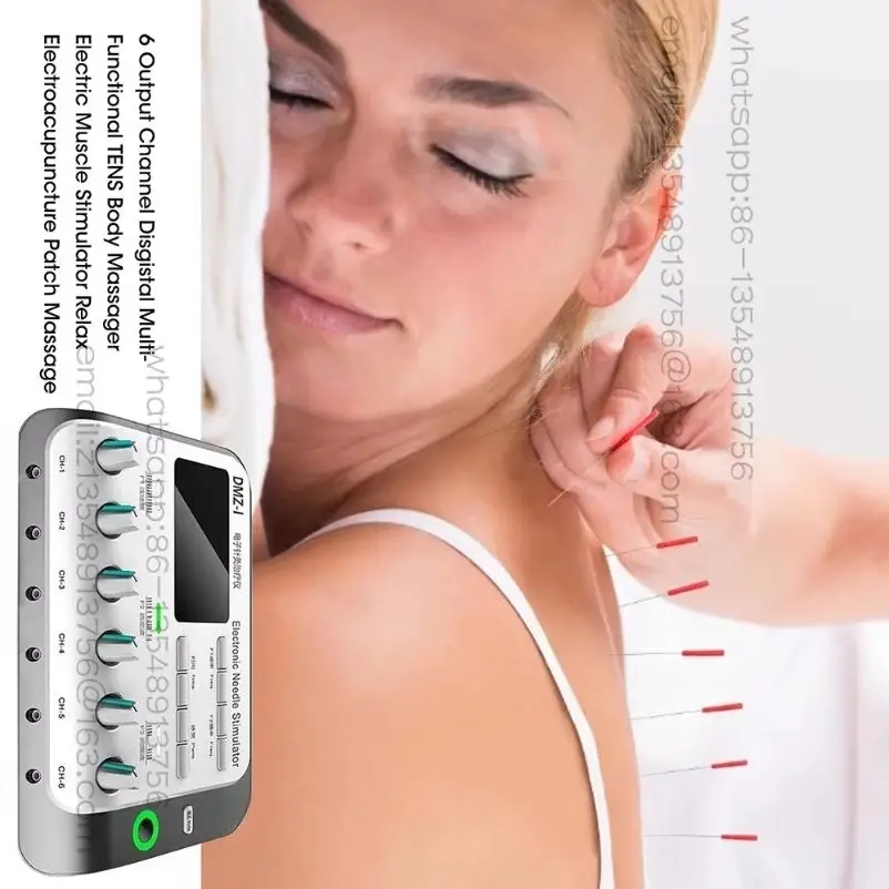 TENS Acupuncture and Moxibustion Muscle Stimulator Neuromuscular Massager Acupoint Stimulation Relieves Pain for household