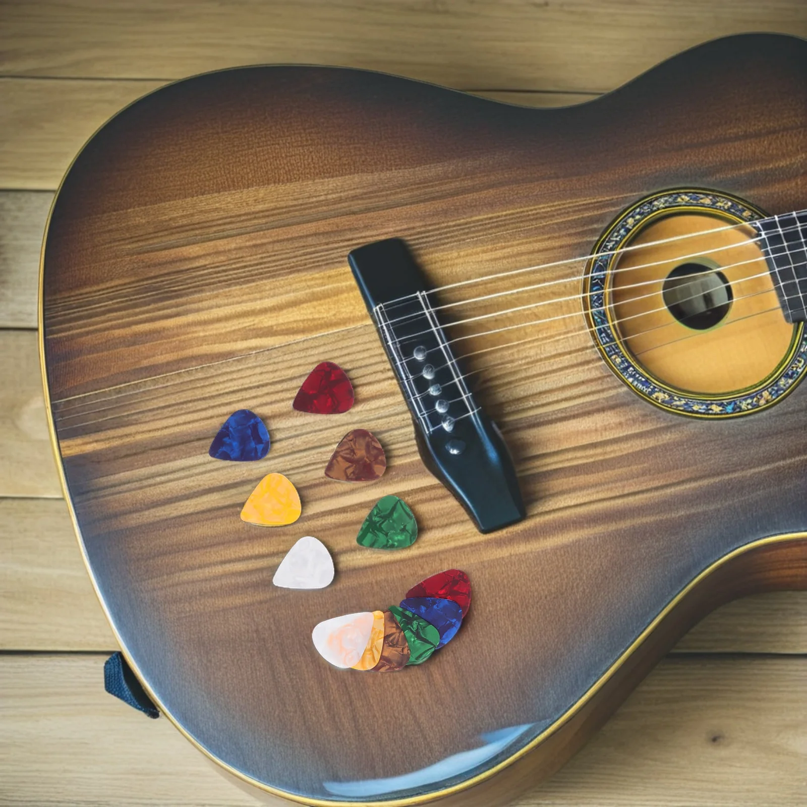 30 قطعة الغيتار الراتنج الملونة يختار الإبهام إصبع اللعب الكهربائية الصوتية باس Plectrums اكسسوارات دائم مريح #6