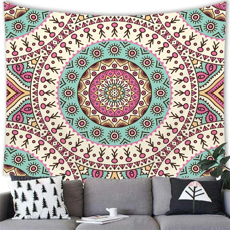 Mandala Tapestry Wall Hanging Mandala Totem Decor Tapestry Wall Hanging Mandala Party Home Decoration Background Wall Decor