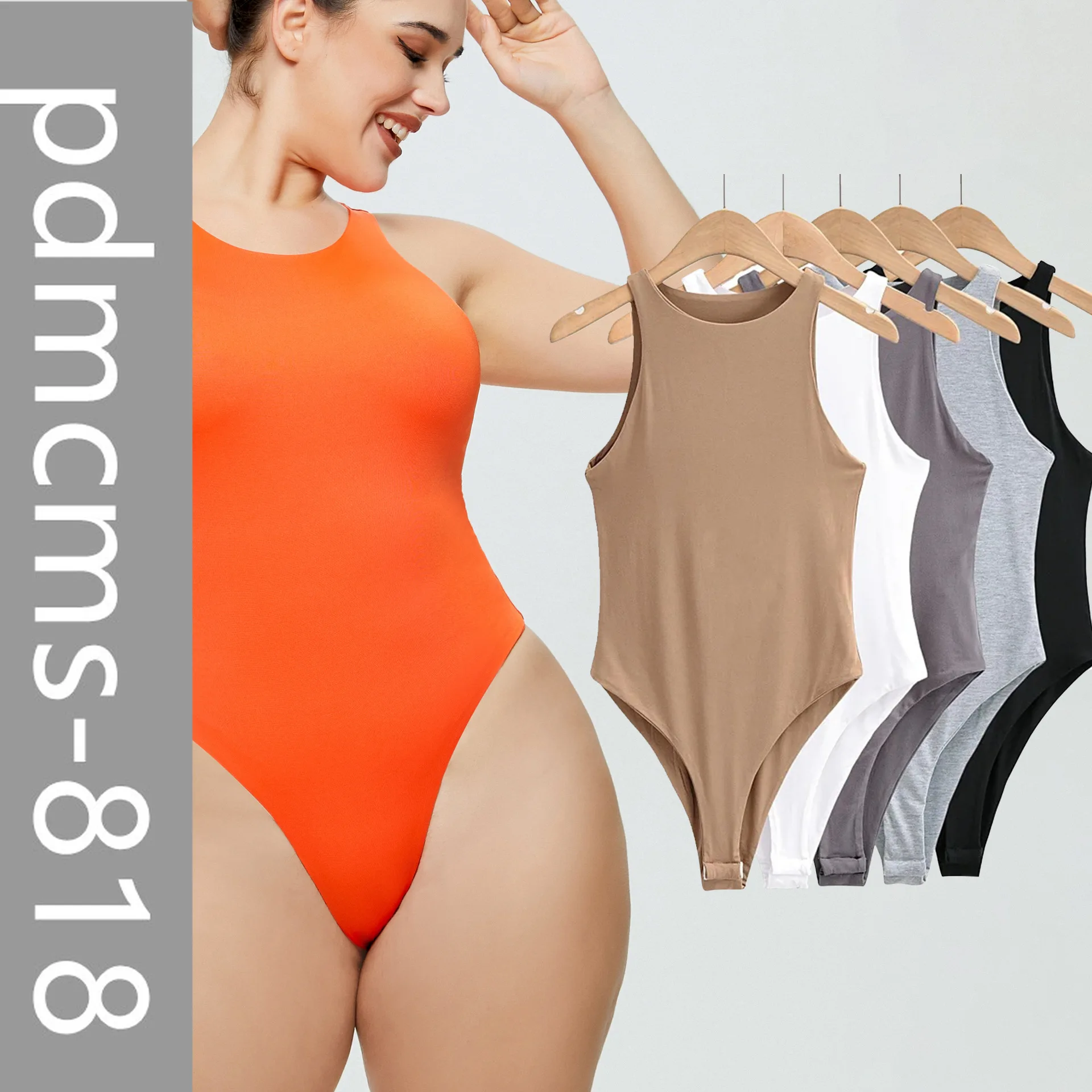

2025 new European and American women's clothing sexy jumpsuit slim-fit Spice Girls jumpsuit women's outerwear solid color tights