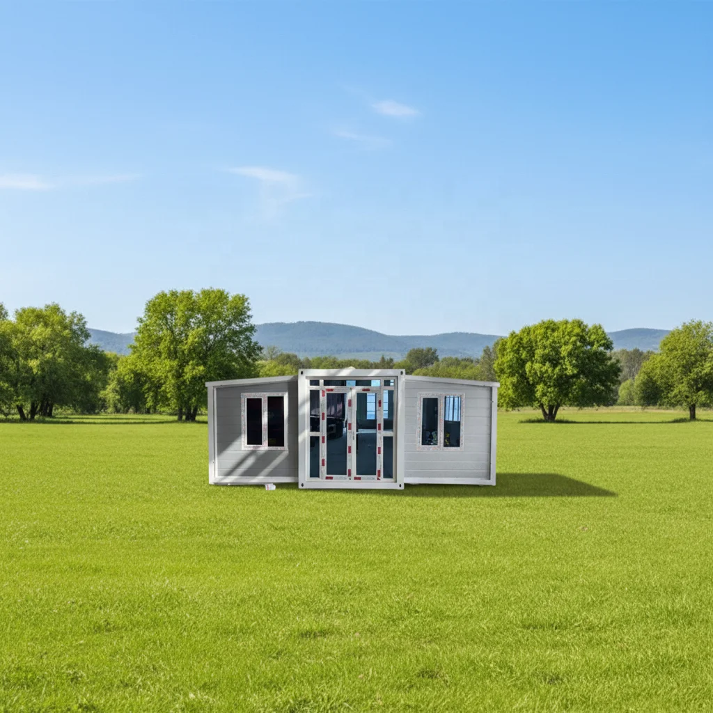 Customized 20ft Modular Foldable Prefab Container Home for Man Cave Expandable House Promotion