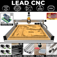 Openbuilds Lead CNC Engraver Full Kit GRBL USB Wifi Control Screw Driven 4Axis CNC Router Machine for Wood Metal Acrylic Cutting