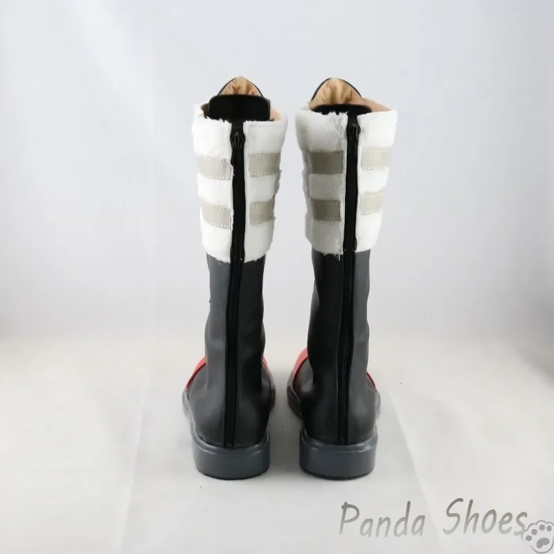 รองเท้าคอสเพลย์ Idolish7 อิซึมิ อิโอริน รองเท้าบูทยาวสีแดงจากอนิเมะ เกม คอมมิค อิโอริน สำหรับงานคอนเวนต์ ปาร์ตี้ฮาโลวีน