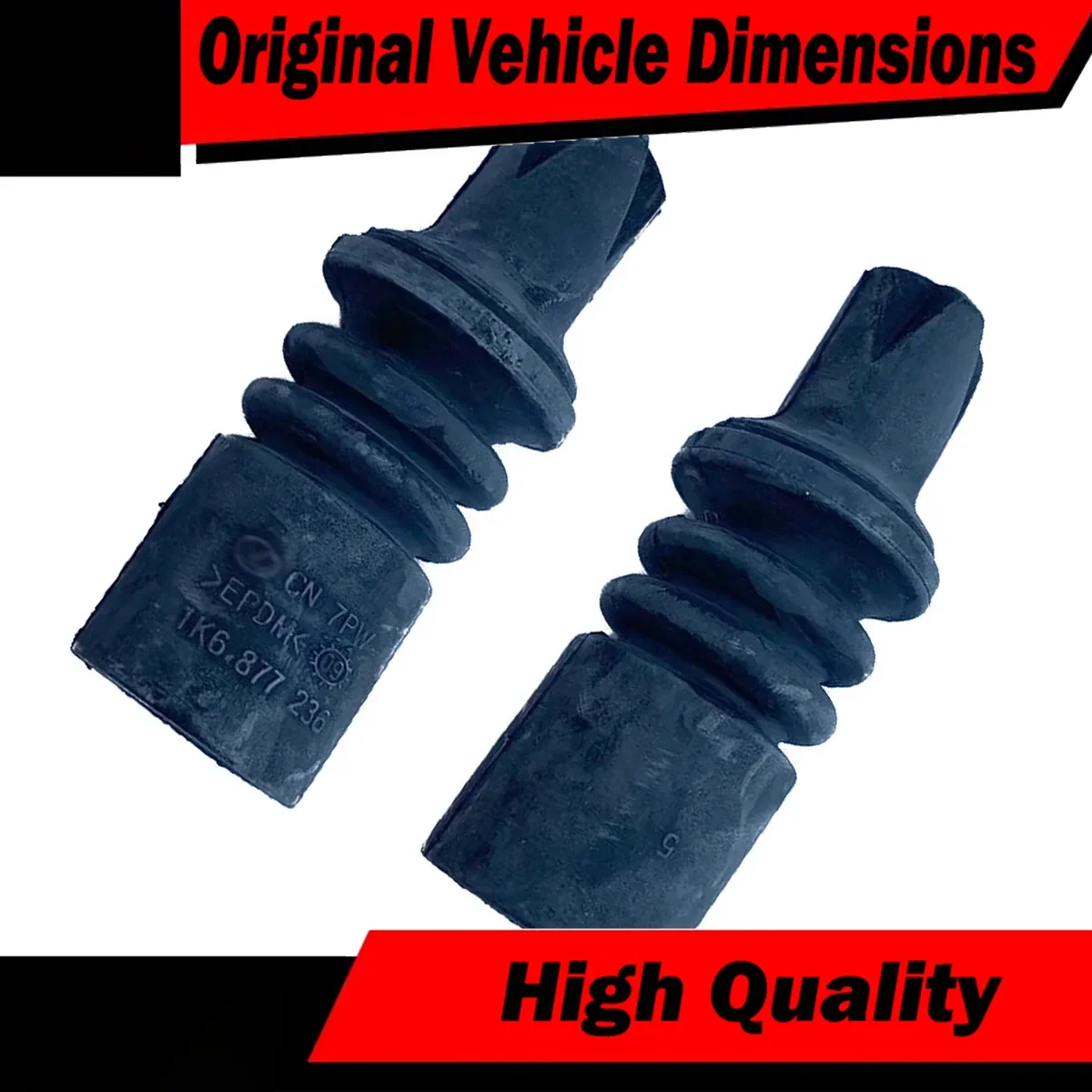For VW Tiguan 5N Golf 6 GTI Plus Jetta A5 MK5 Skoda Superb 3 Kodiaq 1K6877236 1 2PCS Front Sunroof Drain Valve Hose Grommet