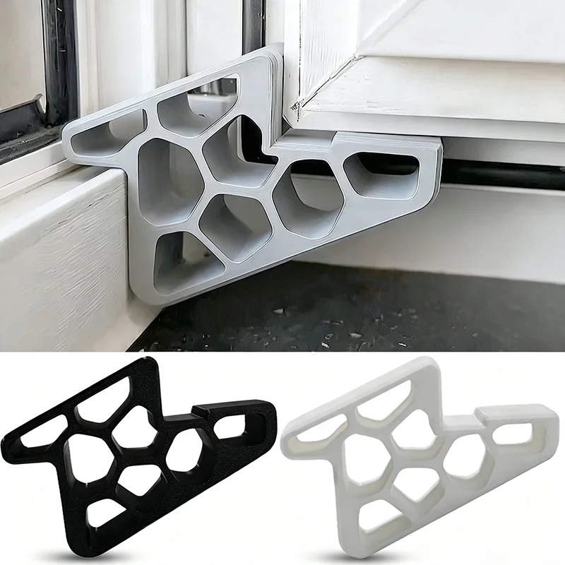 Heavy-Duty Window Door Stop Wedge Non-slip Balcony Door with Track Lock Stopper Easy To Install Remove Doors Anti-wind Holder