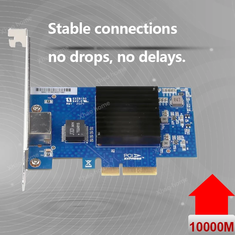 

Чип NIC AQC107, 1-портовый 10G PCIe 3.0 x4 RJ45, серверная сетевая карта, адаптер Enterprise Ethernet для виртуализированных сетей SR-IOV