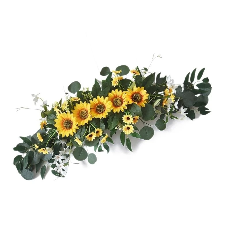 

Artificial Flower Swag Wedding Arch Flower Decoration for Wedding Ceremony Sign Wedding Arch Door Party Decoration 15UB