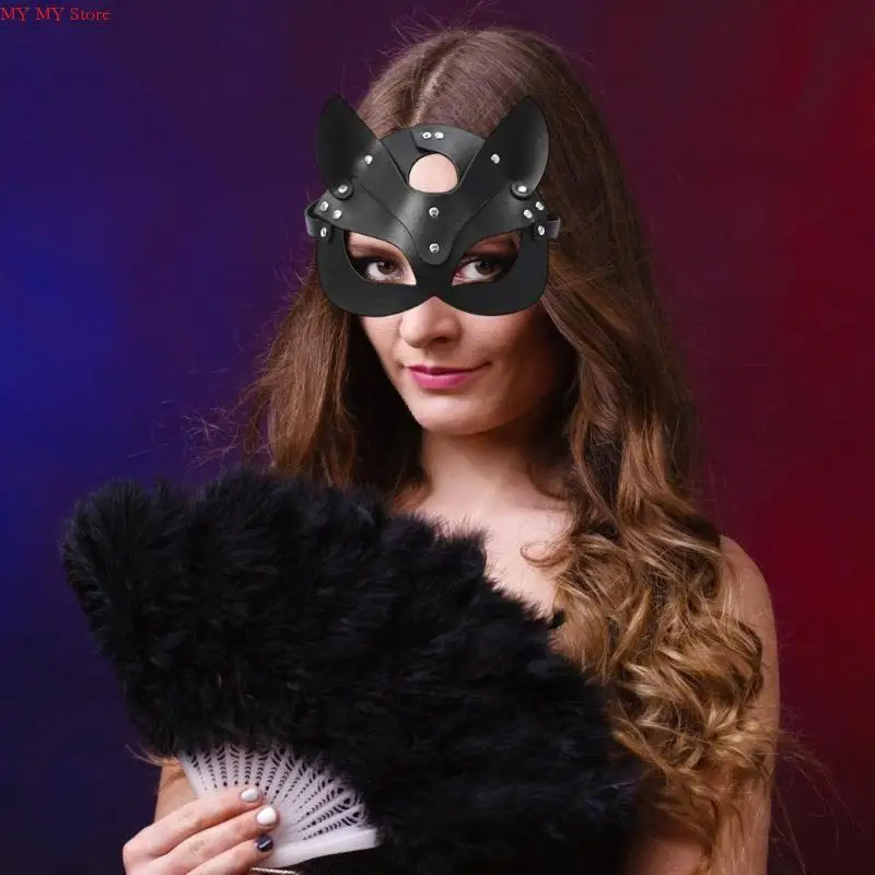 

Adjustable PU Leather Party Mask Comfortable Breathable Masquerade Mask For Themed Event Cosplay