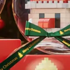 

Christmas Building Blocks Christmas Tree Ball Santa Claus Reindeer Pendants Small Ball Home Decoration Toys for Kids XMAS Gifts