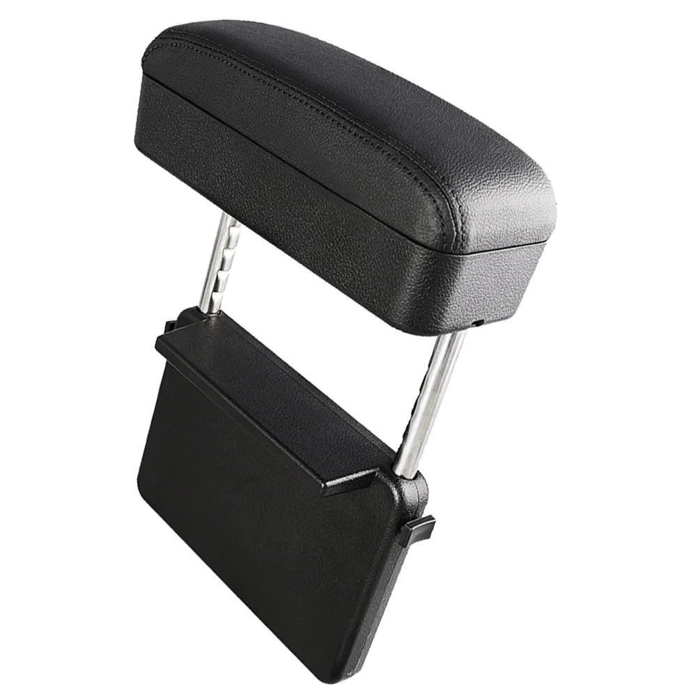 

Wireless Charging Car Armrest Box Universal Fit Extra Storage For Phone Cards Console Elbow Support Pad