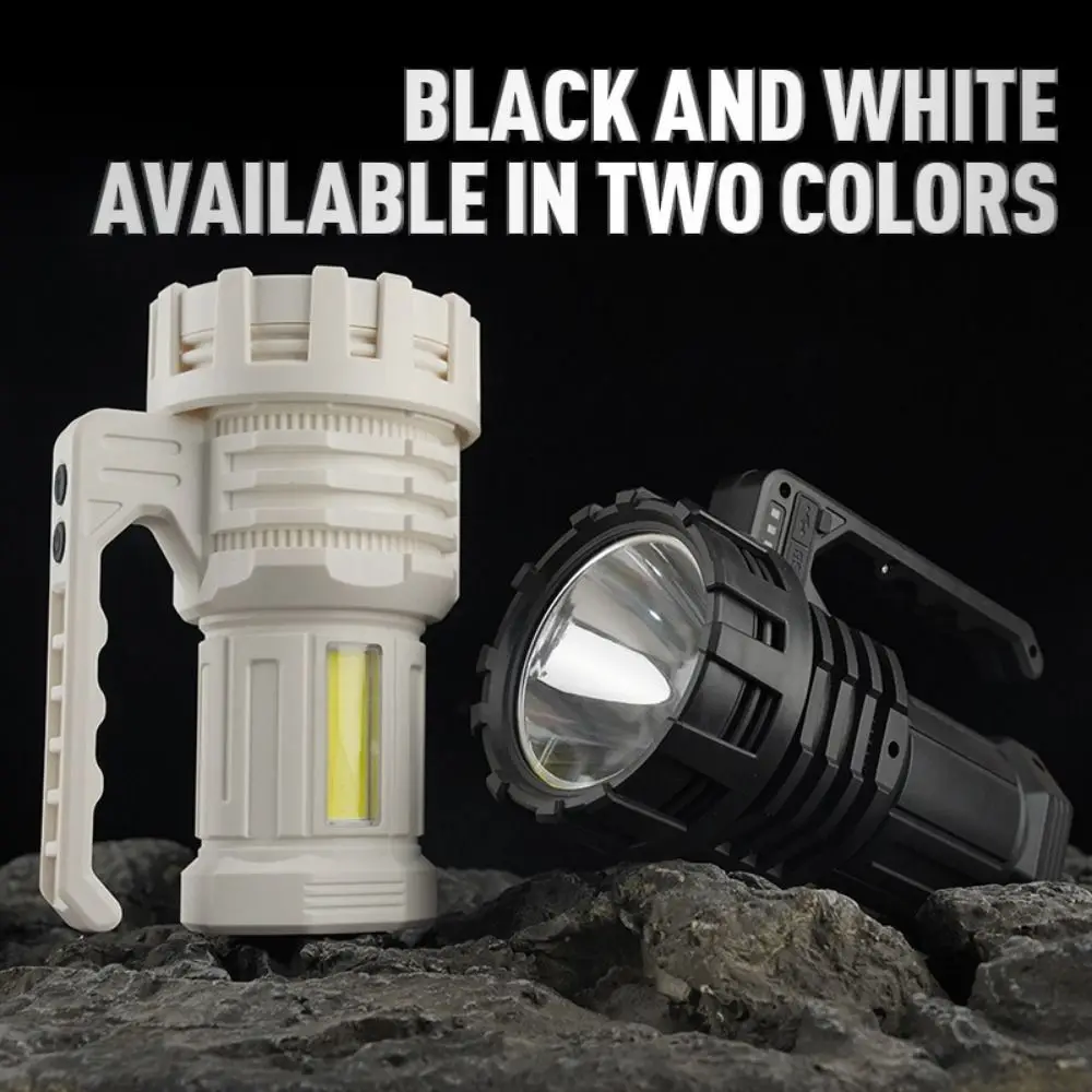 

High Power Super Bright Flashlight USB Rechargeable Waterproof Strong Light Torch 6 Modes Durable Portable LED Flashlight Work