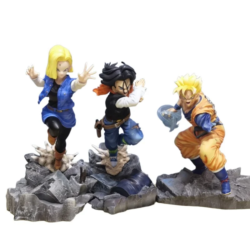 

Dragon Ball GK Artificial Person No. 17 and No. 18 Handmade Ornament, Broken Arm, Wufan, Future Warrior, Wufan Anime Handmade