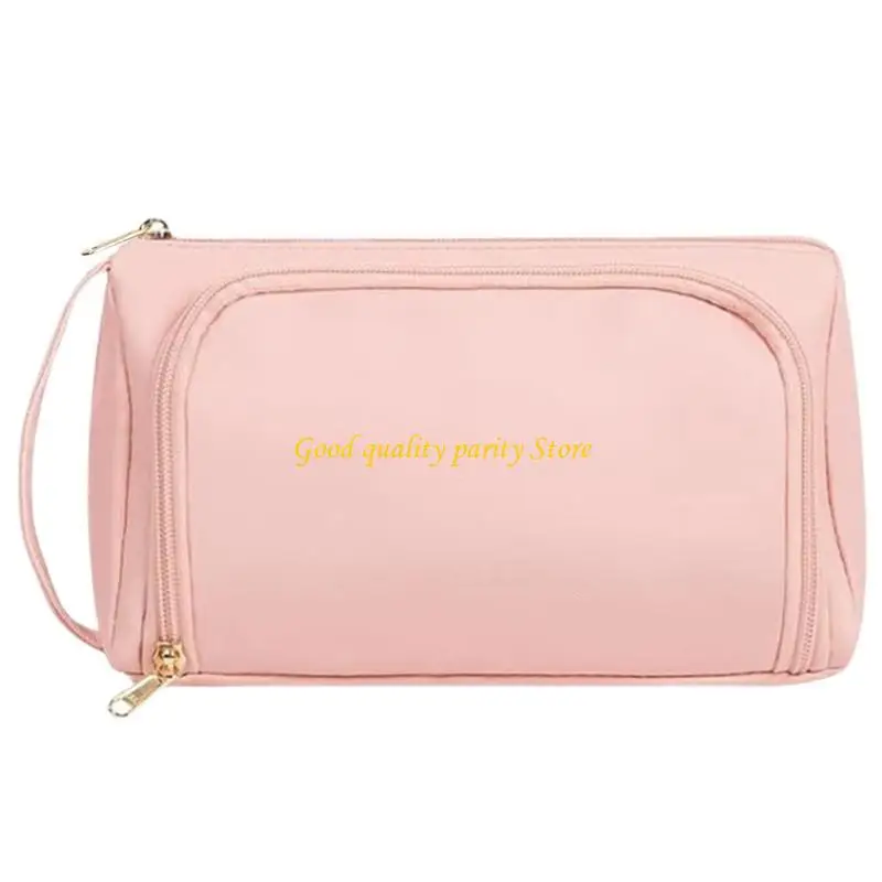 

M4YA Travel Makeup Bag Large Capacity Cosmetic Bag PU Leather Cosmetic Bag