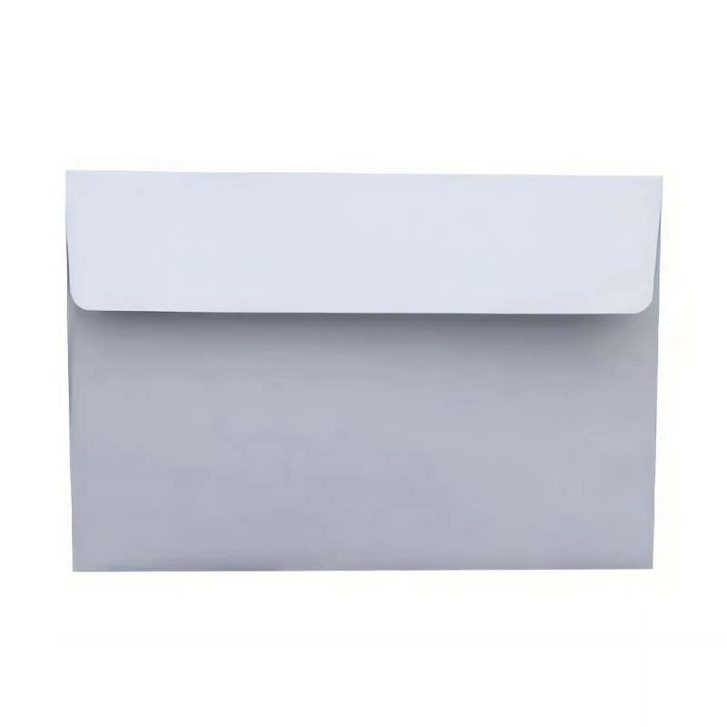 

U55B 100Pcs 5x7Inch White Envelopes 300gsm Paper Mailing Envelopes For Birthday Christmas Baby Showers Wedding Invitations