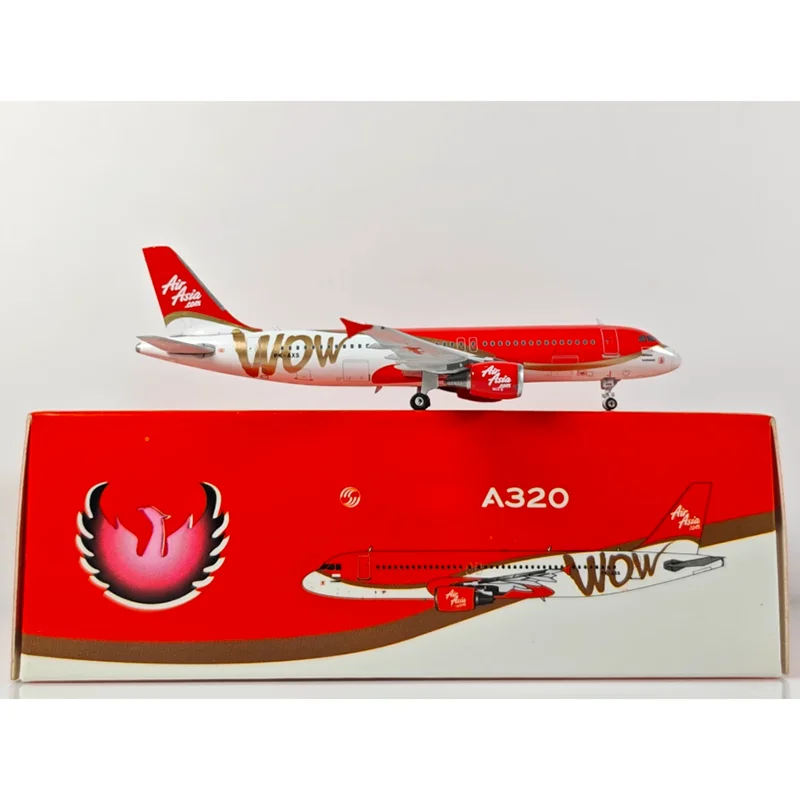 فينيكس 1:400 مقياس AirAsia A320 PK-AXS دييكاست سبيكة نموذج طائرة تحصيل زخرفة الزخرفية