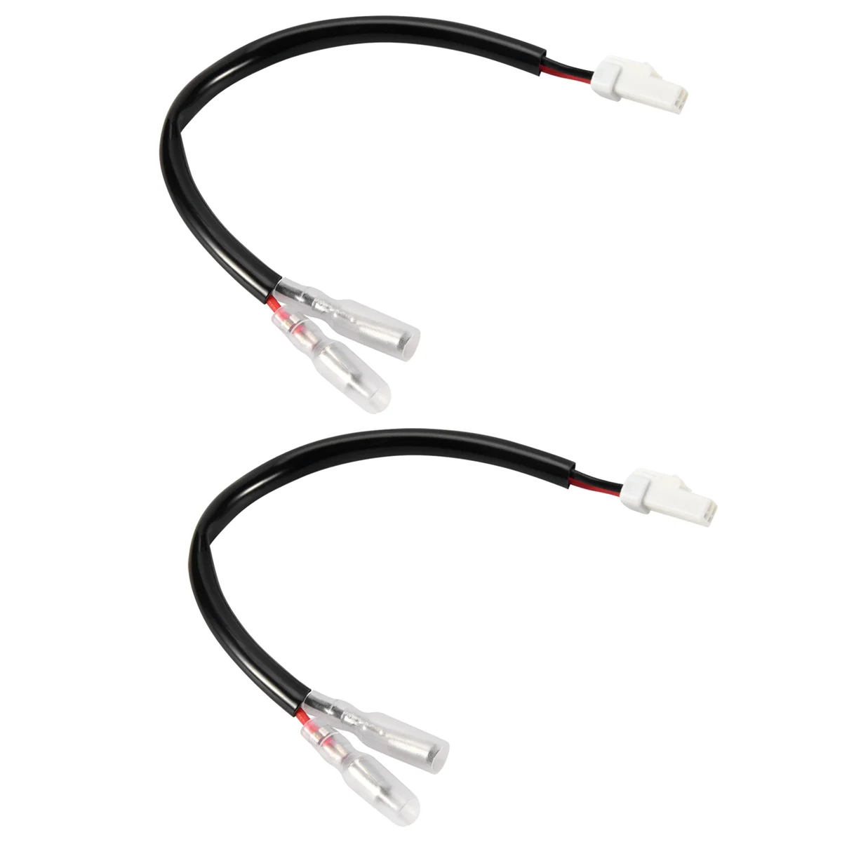 

2Pcs Motorcycle Turn Signal Wiring Harness Connector Turn Signal Plug Adapter for